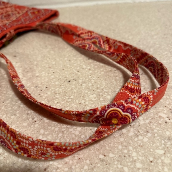 Vera Bradley Medium Tote Toggle Shoulder Bag in Paprika Retired 2009 GUC - Picture 9 of 13